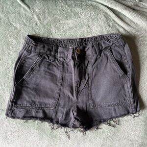Aerie Dark Gray Cargo Shorts